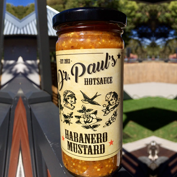 Habanero Mustard Dr Paul's Hot Sauce Aussie Hot Sauces